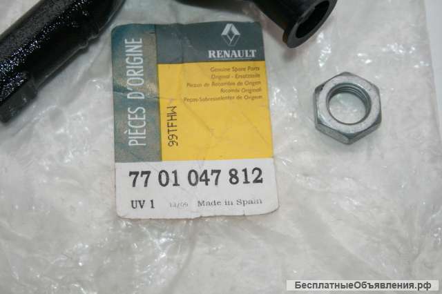 Renault Megane. Наконечник рулевой тяги.7701047812