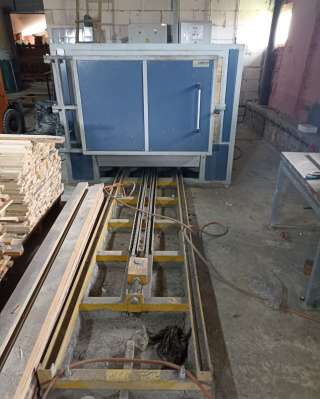 Электропечь сопротивления с выкатным подом (Печь для термообработки)