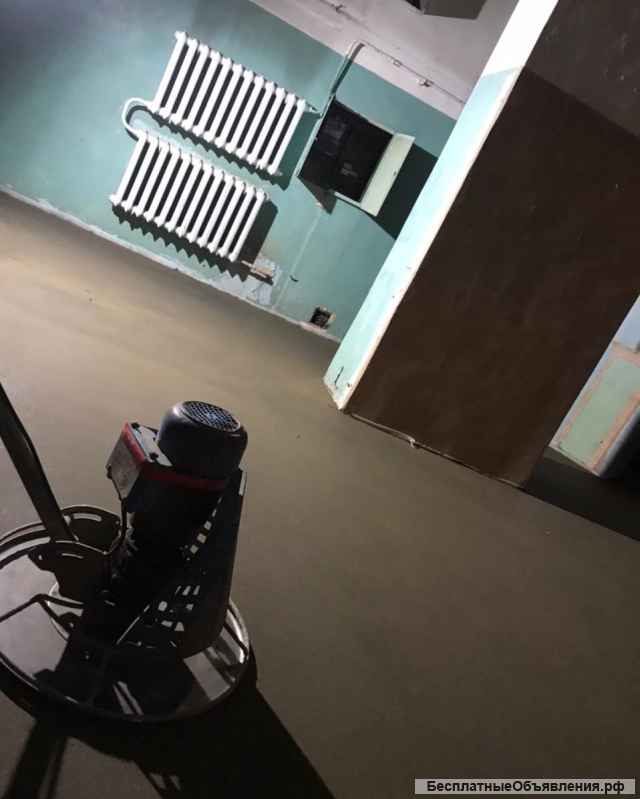 Полусухая стяжка пола. Немецкое оборудование, недорого, профессионально