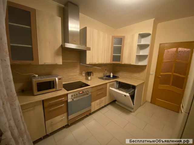 1к.кв.37м2, ЕВРО РЕМ.+меб. и б/техн, Рыбацкий проспект, 15, метро Рыбацкое-15мин/пешком