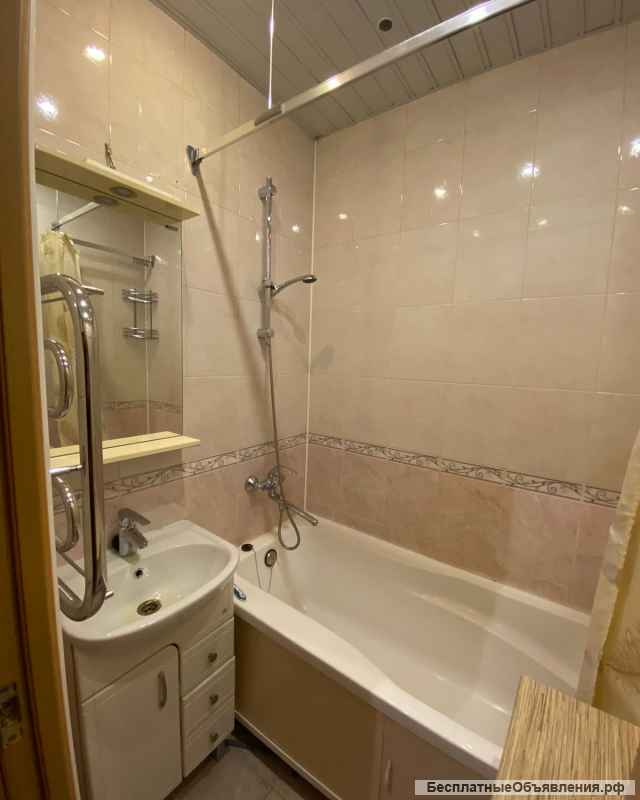 1к.кв.37м2, ЕВРО РЕМ.+меб. и б/техн, Рыбацкий проспект, 15, метро Рыбацкое-15мин/пешком