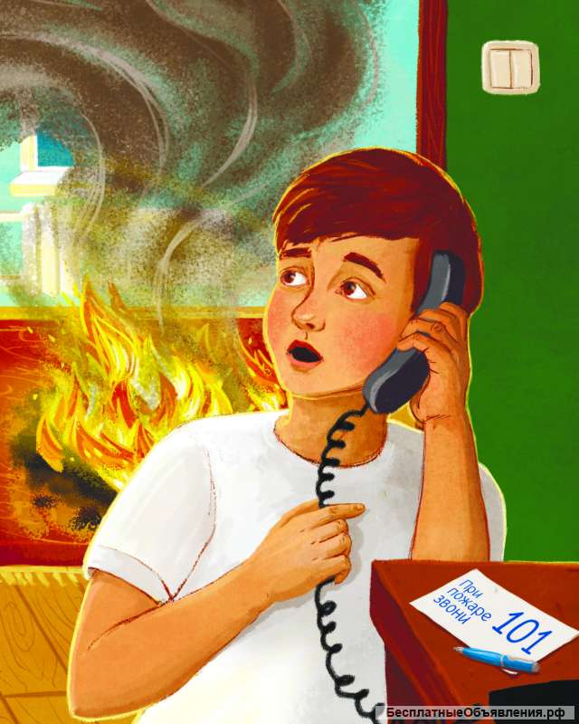 Иллюстрированное детское пособие «Наша пожарная команда». Детям о пожарных.