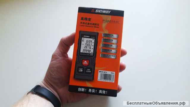 Лазерный дальномер SNDWAY 40 метров