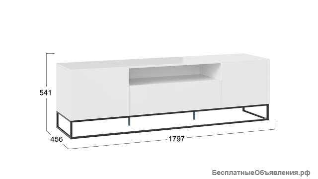Тумба для теле- и радиоаппаратуры «Слим»
