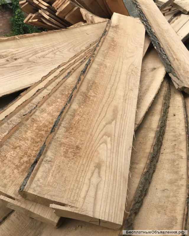 Ясень, обрезной, не обрезной