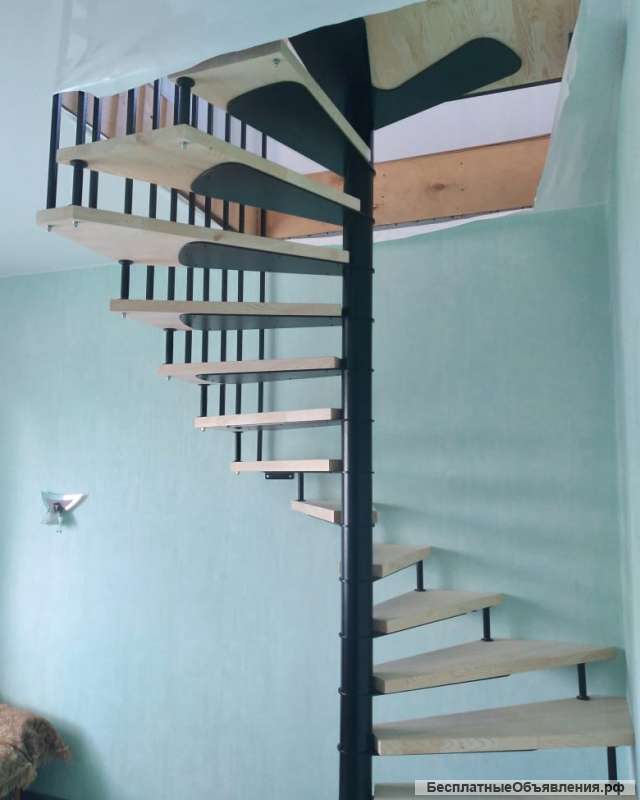 Изготовление лестниц на металлическом каркасе