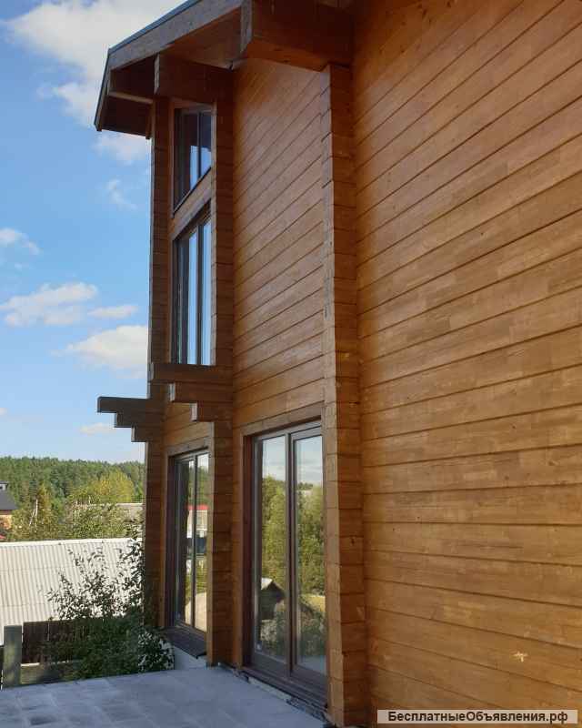 Элитный коттедж на берегу реки в д. Раубичи.