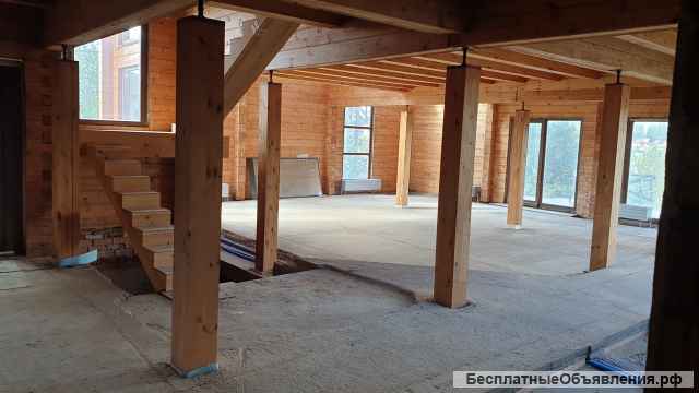 Элитный коттедж на берегу реки в д. Раубичи.