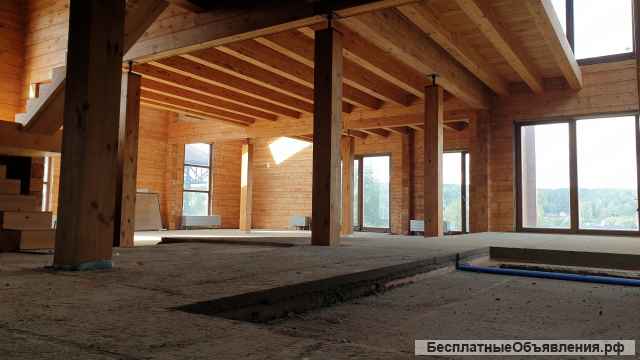 Элитный коттедж на берегу реки в д. Раубичи.