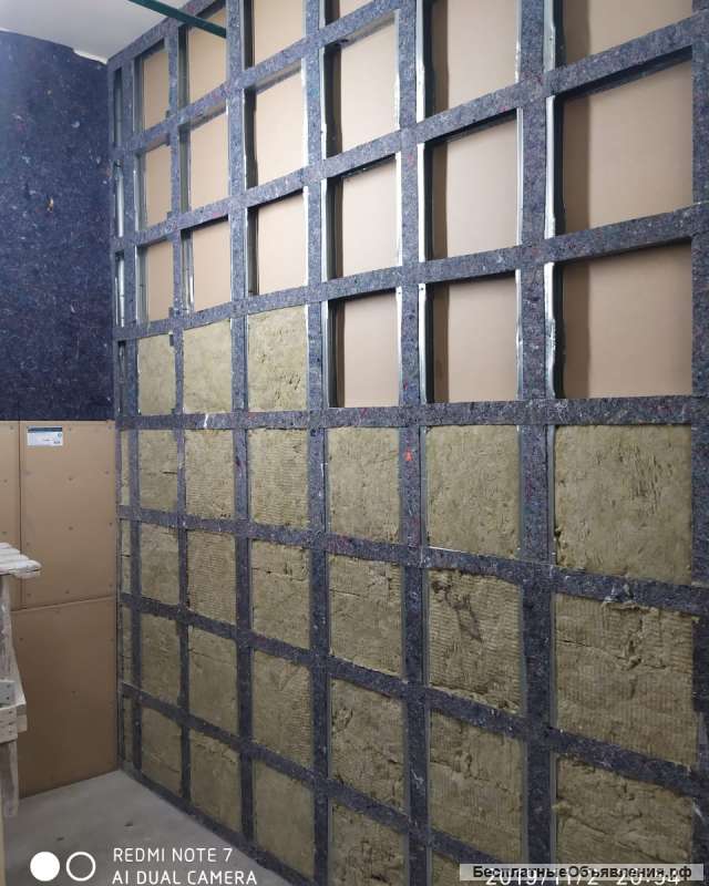 Звукоизоляция - пол, стены, перегородки, потолок