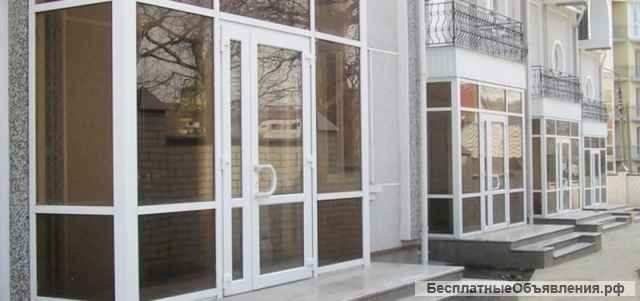 Установка входных дверей из ПВХ