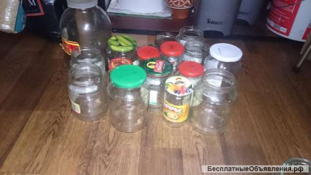 Даром отдам 1-литр банки баночки маленькие варенье Москва, м. Дмитровская