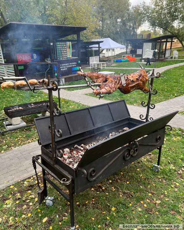 Бюджетный вариант вертела для барашка на Ваш мангал