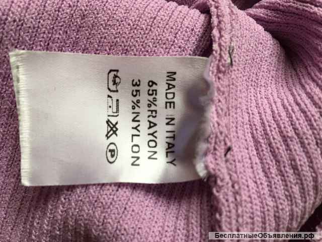 Кофта новая женская AD Style Италия 44 46 М S размер фиолетовая цвет лаванда вязаная мягкая вязка ла