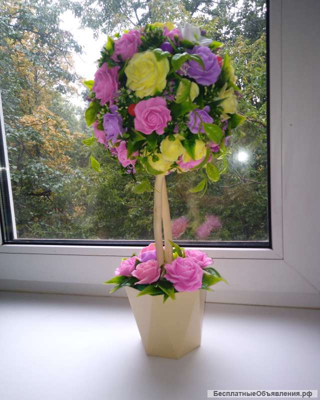 Топиарий из мыла ручной работы