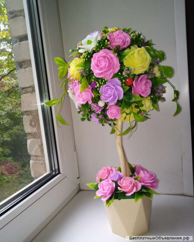 Топиарий из мыла ручной работы