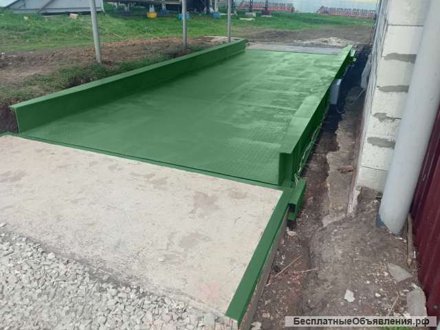 Автомобильные весы АСП 40 тонн 8 метров на поверхности