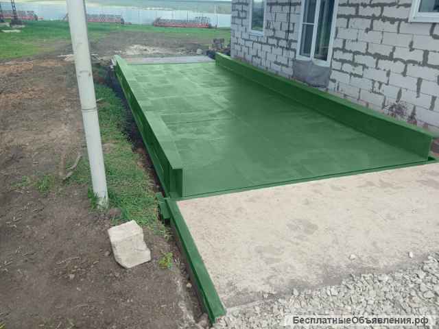 Автомобильные весы АСП 40 тонн 8 метров на поверхности