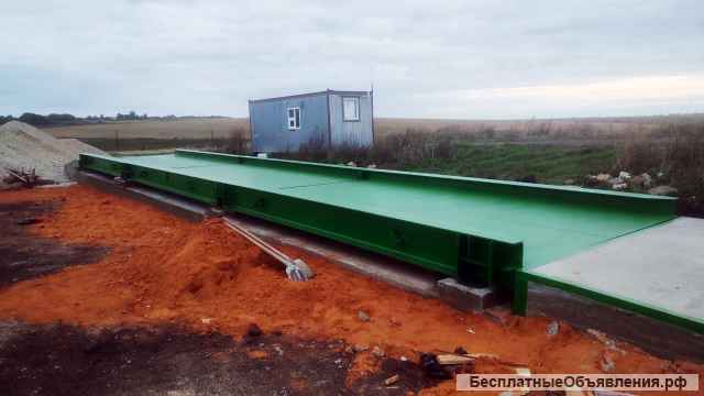 Автомобильные весы АСП 60 тонн 12 метров на поверхности