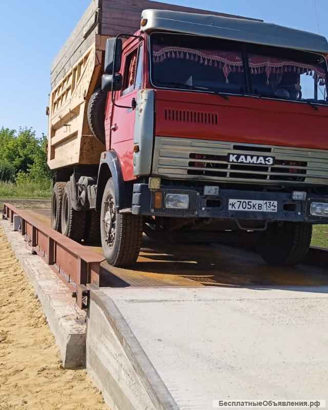 Автомобильные весы АСП 60 тонн 20 метров на поверхности