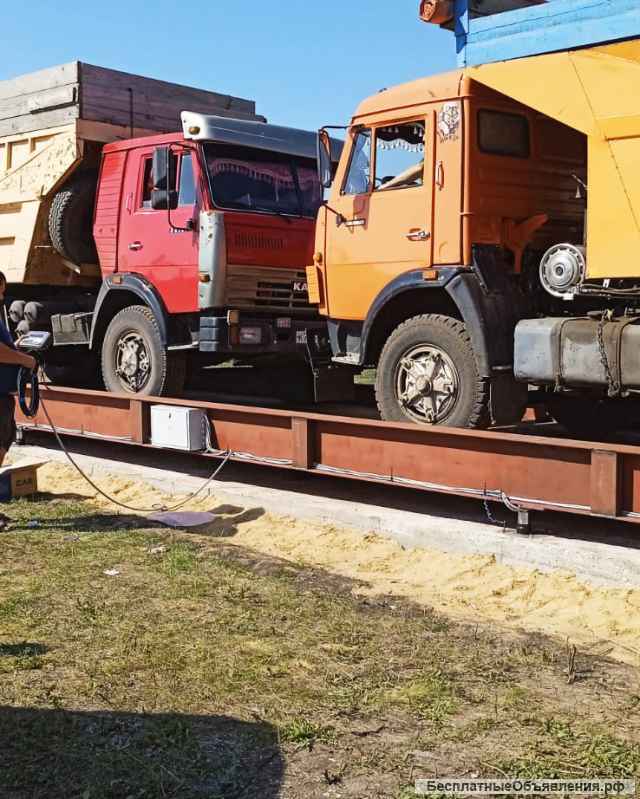 Автомобильные весы АСП 60 тонн 20 метров на поверхности