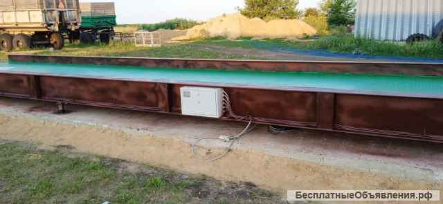 Автомобильные весы АСП 60 тонн 20 метров на поверхности