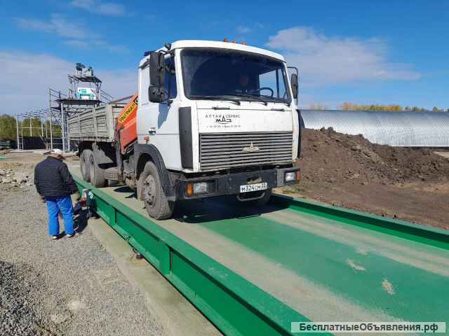 Автомобильные весы АСП 80 тонн 18 метров на поверхности