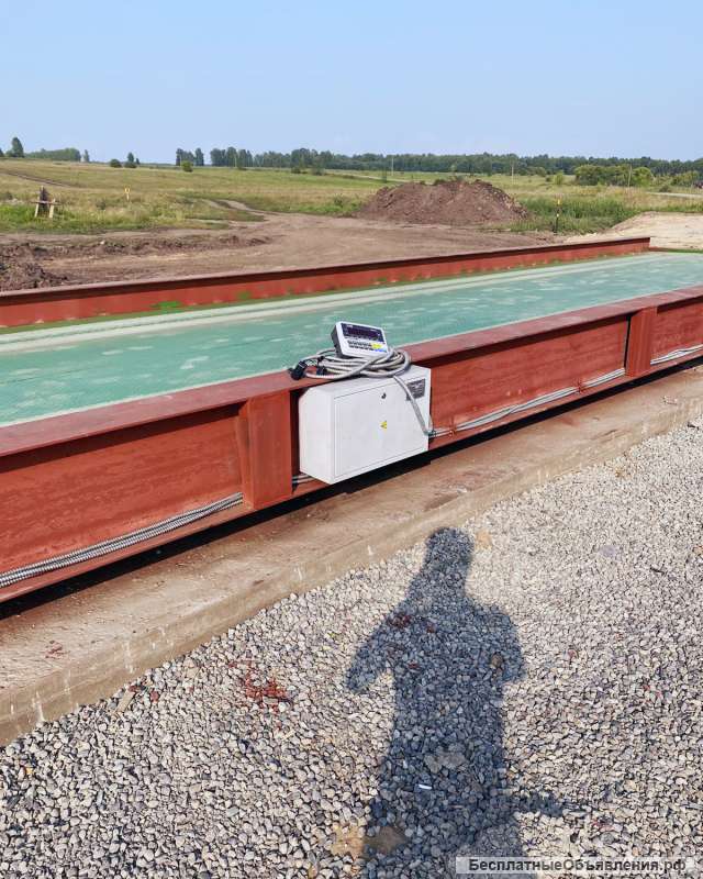 Автомобильные весы АСП 120 тонн 24 метра на поверхности