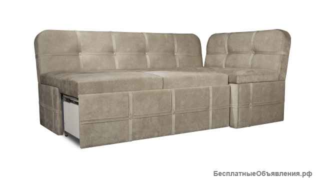 Диван кухонный «Майями» Исп. 2 тёмно-бежевый