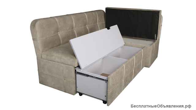 Диван кухонный «Майями» Исп. 2 тёмно-бежевый