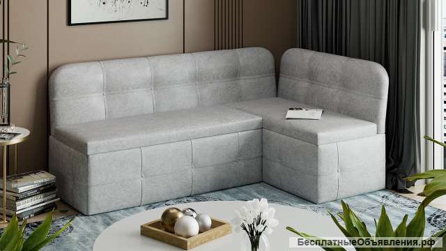 Диван кухонный «Майями» Исп. 2 светло-серый