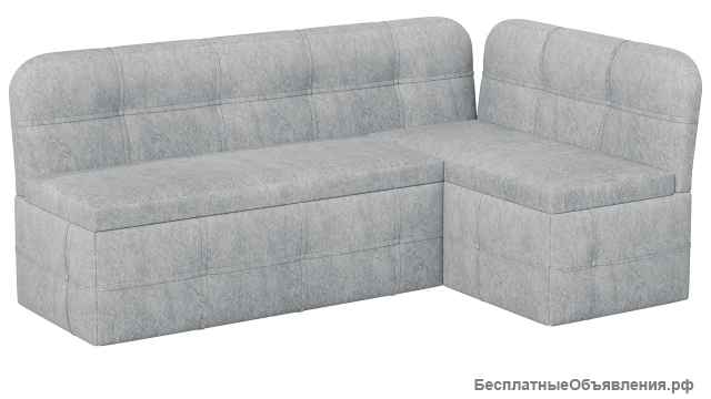 Диван кухонный «Майями» Исп. 2 светло-серый