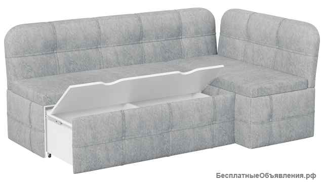 Диван кухонный «Майями» Исп. 2 светло-серый