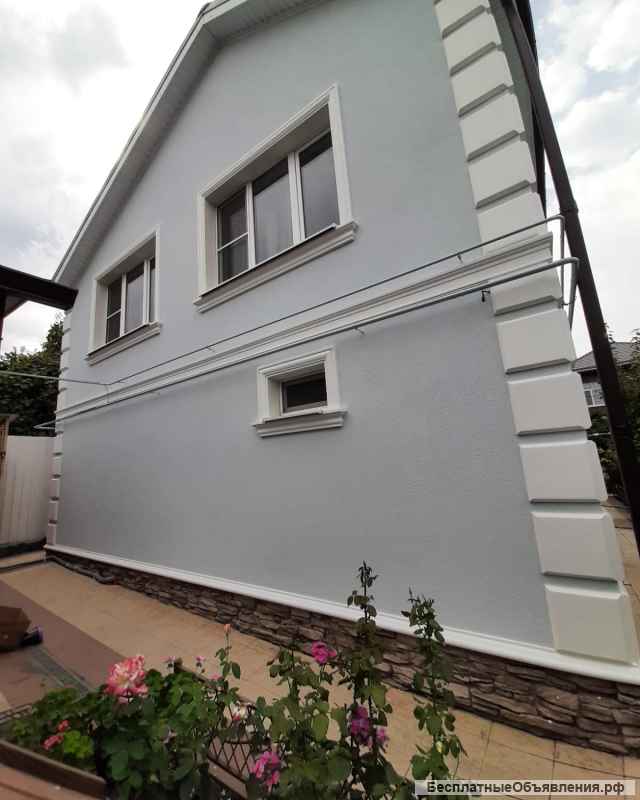 Наружное утепление стен. Декоративная отделка штукатуркой