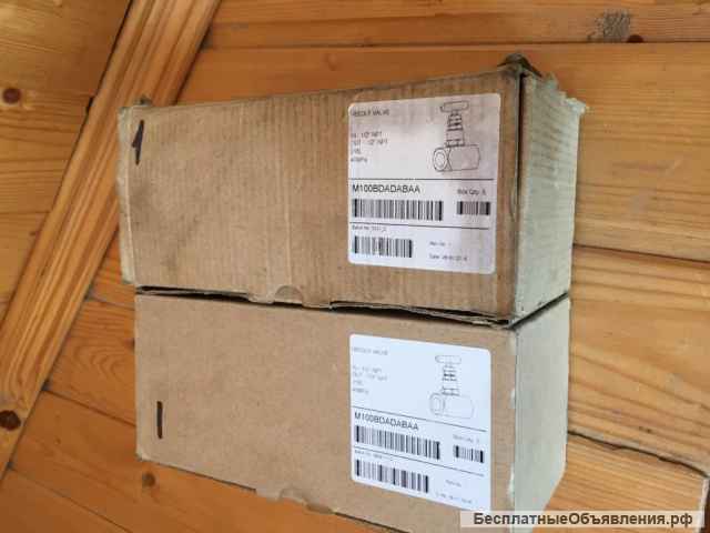 Краны (клапаны) игольчатые