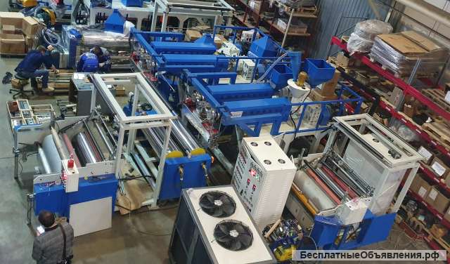 Линия по производству стрейч-пленки CRMJ 75/90-1500 (полностью автоматизированная)