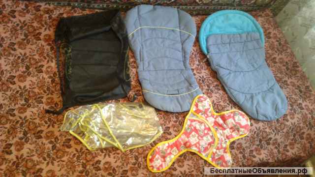 Коляска детская трансформер TRIADA комплектация зима-лето