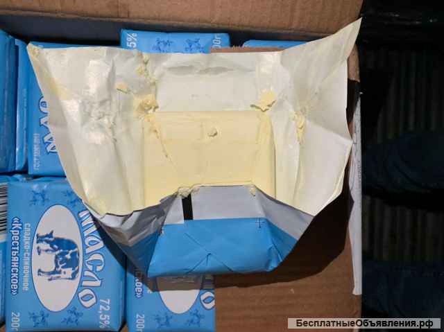 Масло сливочное 72,5%