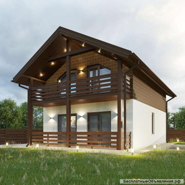 Дом с баней в Красной Воле