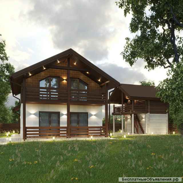 Дом с баней в Красной Воле