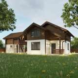 Дом с баней в Красной Воле