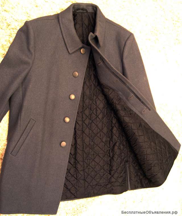 Мужское зимнее полупальто