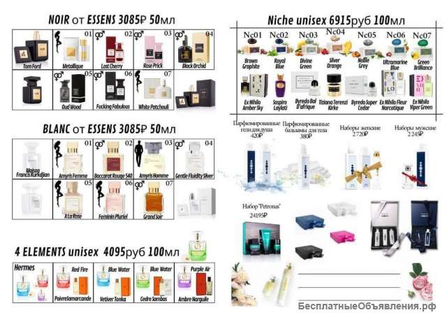 Продукция Essens