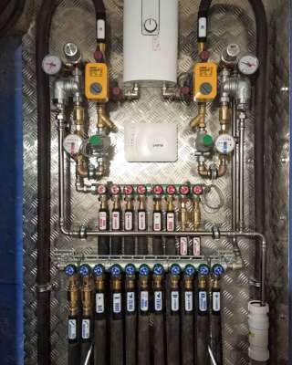 Монтаж системы отопления водоснабжения и канализации