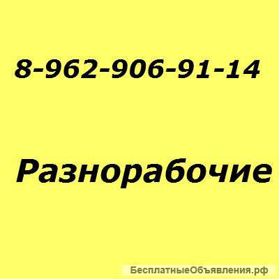 Разнорабочие все граждане России