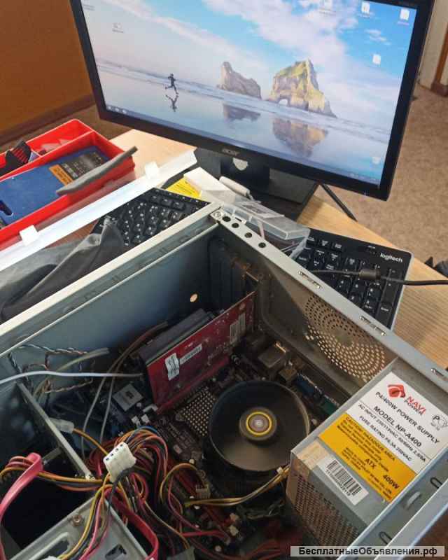 Ремонт компьютера, пк, ноутбука, установка виндовс, программ