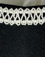 Чокер белый бисерный