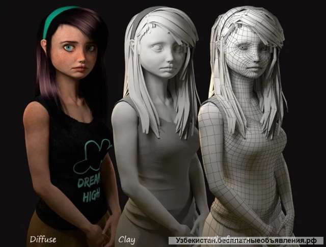 3Д 2Д анимация рендер ЛЭД экраны ролики. Ташкент