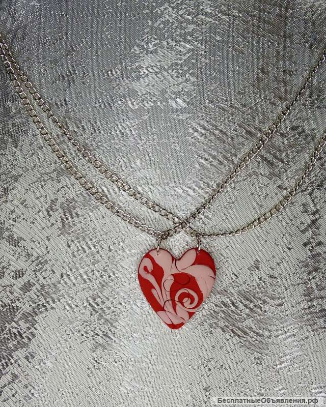 Кулон парный "Сердце"