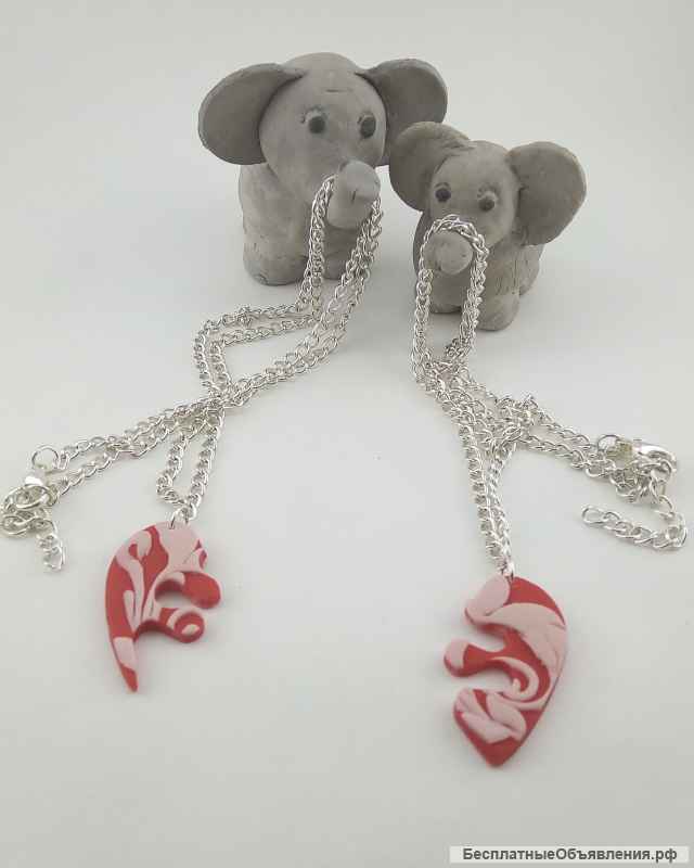 Кулон парный "Сердце"